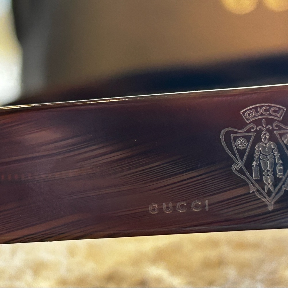 Gucci Brown Rectangular Sunglasses Accessories - image 3
